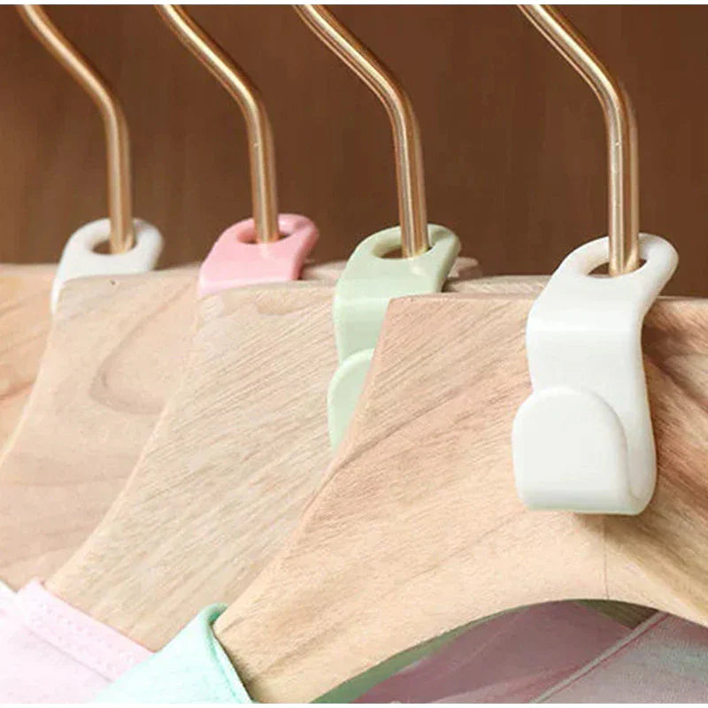 40-Piece Clothes Hanger Connector Hooks for Closet Organization and Space Saving