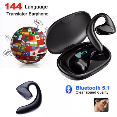 Language Translator Earbuds M8 Headset Supports 144 Languages Real Time Translation Languages Translator Earphones for Traveling